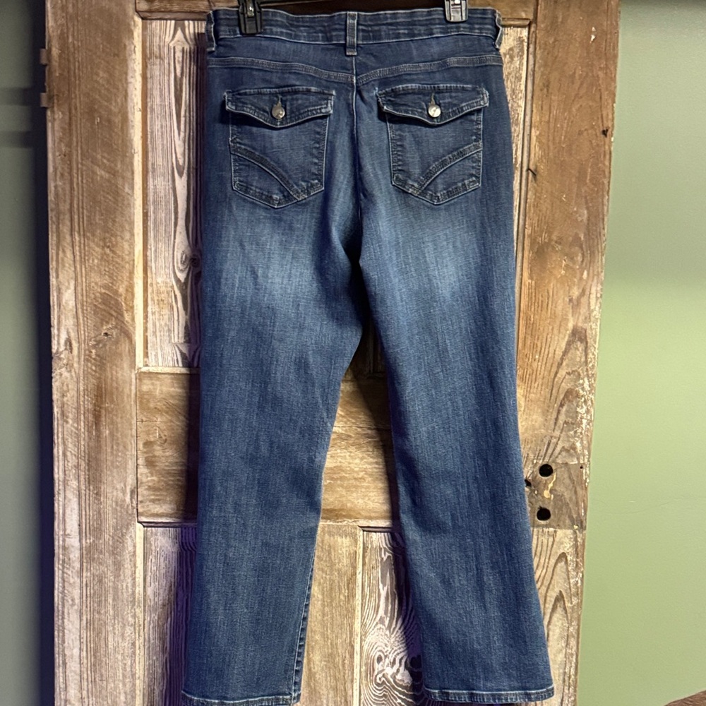 Lee Women's Straight Leg Jeans in Deep Blue